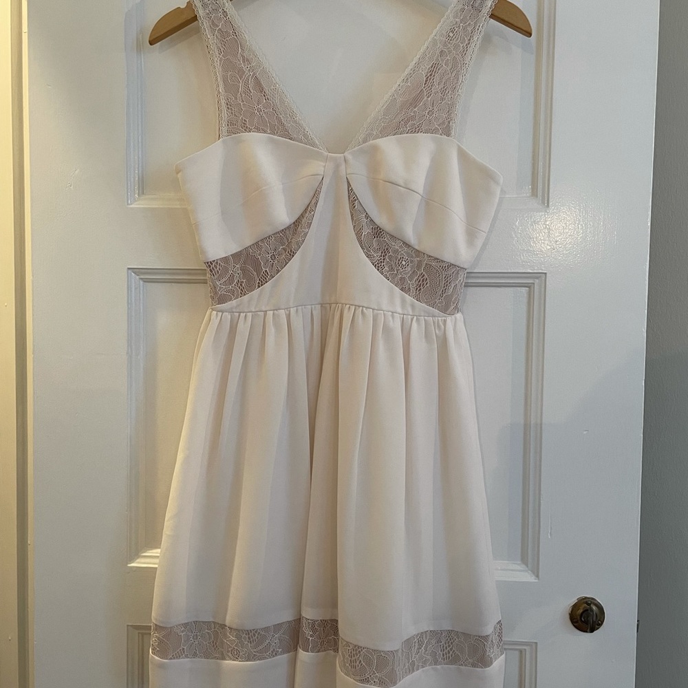Max&Cleo Special Occasion White Mini Dress
